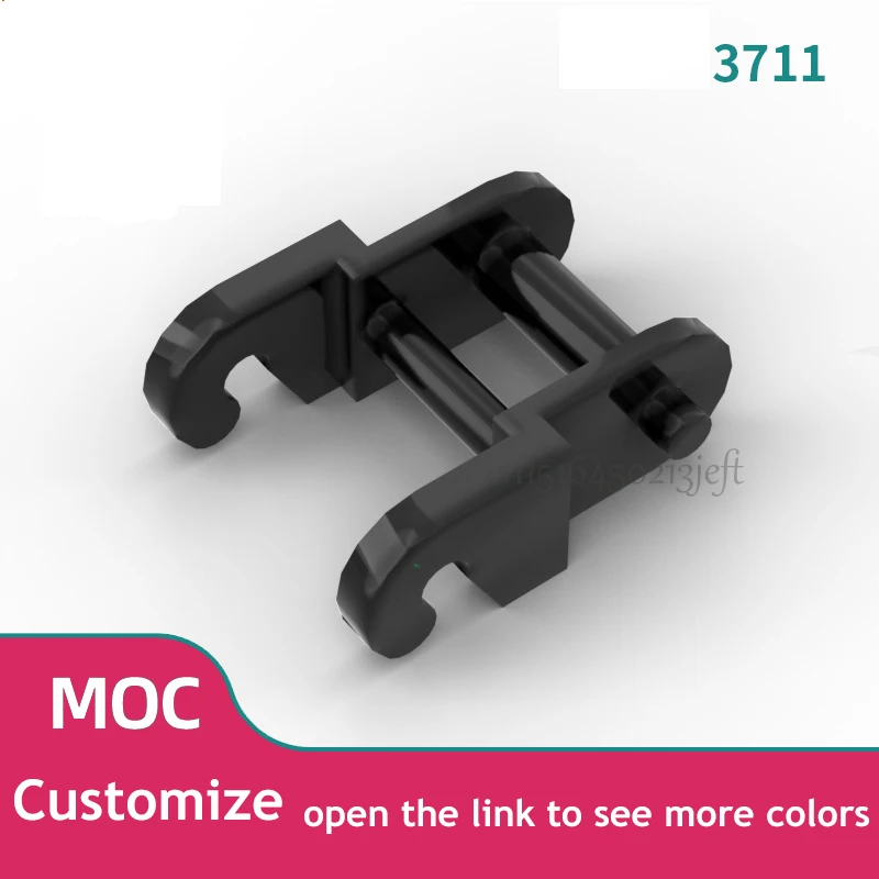 200 Uds. Piezas técnicas eslabón de cadena 3711 bloques de construcción tanque coche camión Caterpillar ladrillos MOC juguetes de construcción para niños