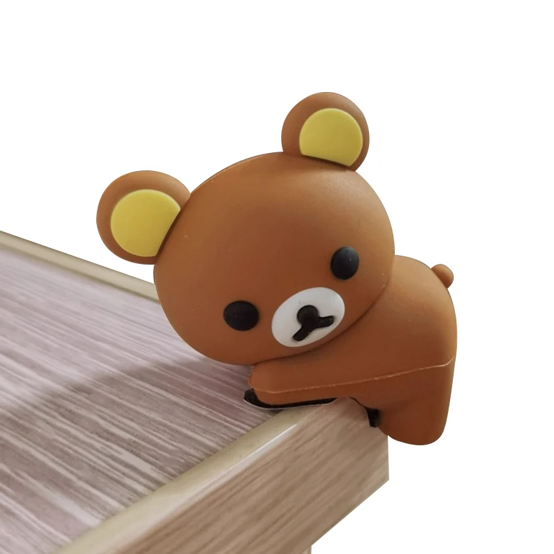 Cubierta de protección para las esquinas de las mesas Kawaii Rilakkuma, Protector de seguridad de dibujos animados, lindas tiras anticolisión, accesorios de decoración del hogar, regalos - imagen 2