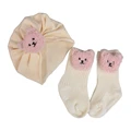 white bear hat set