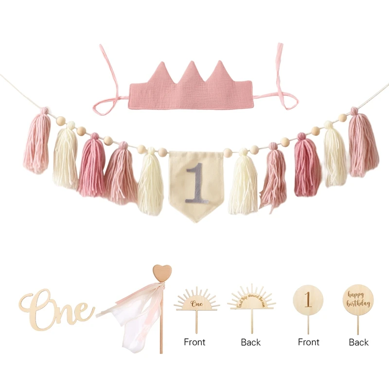 6Pcs Pink Tassel