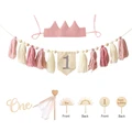 6Pc Pink Tassel