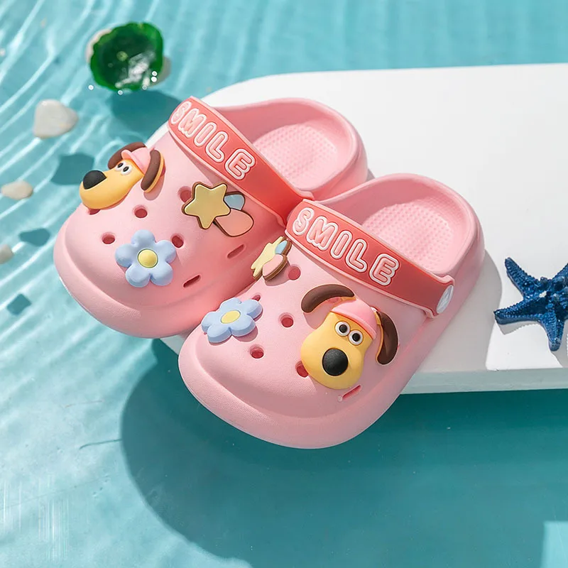 Zuecos de jardín de verano para niños, sandalias de playa para niños y niñas, zapatillas ligeras y transpirables con bonitos dibujos para bebés - imagen 2