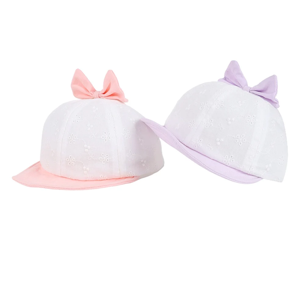 Gorro solar infantil con lazo de encaje – Protección UV verano - imagen 3