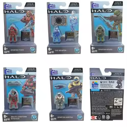 Mega Construx HALOINFINITE héroes Halos 17 Spartan Yoroi Kovan Agryna Brute Chieftain Ik'novus figura colección Juguetes
