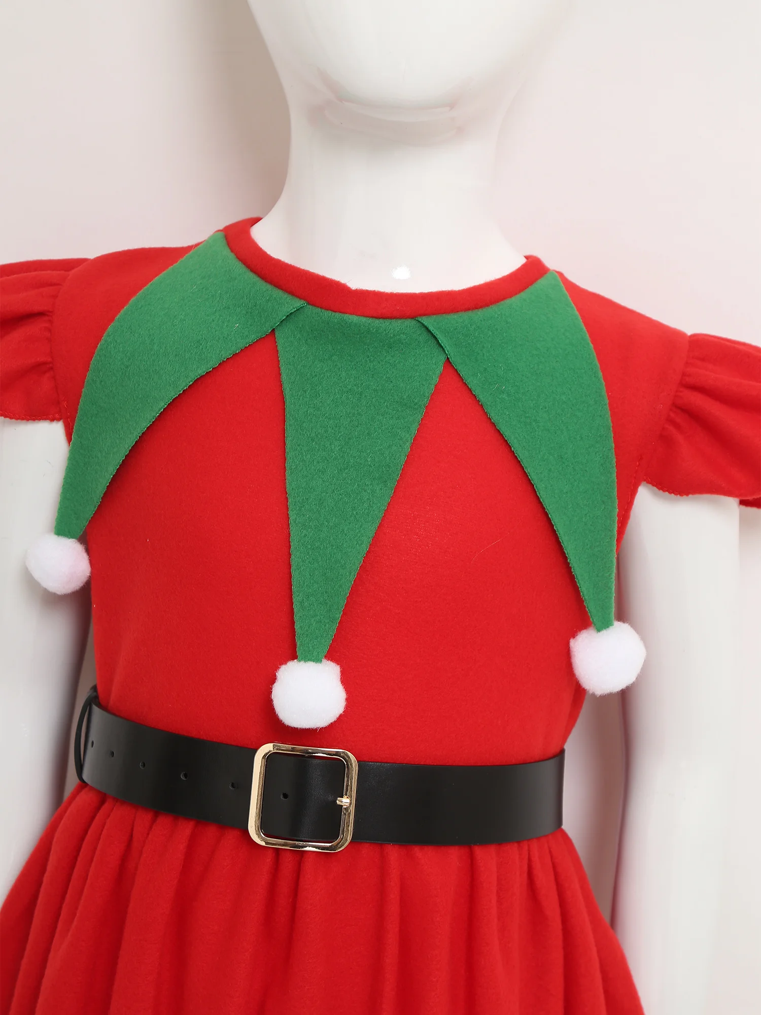 Disfraz de elfo navideño para niñas - Ayudante de Papá Noel - imagen 4