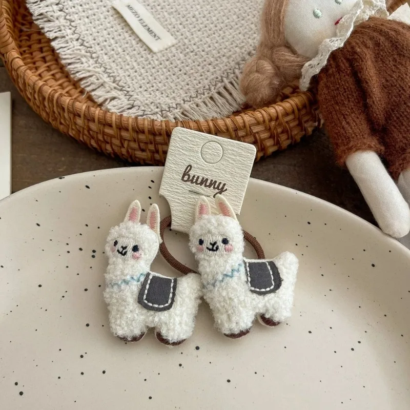Coleteros elásticos de algodón con dibujos animados para niñas - imagen 4