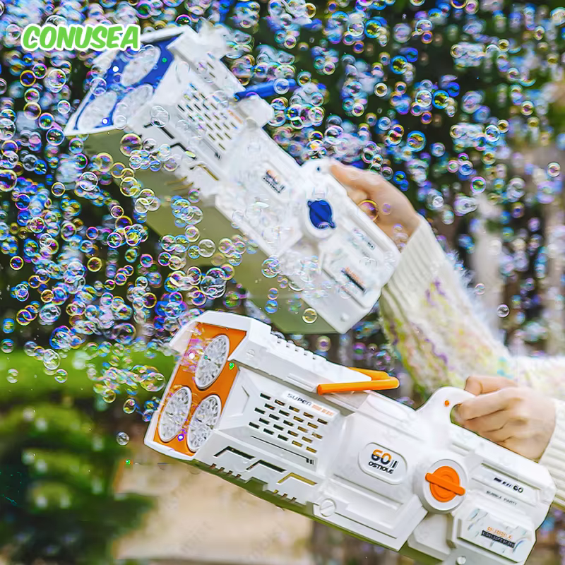Pistola de burbujas eléctrica automática para niños al aire libre - imagen 2