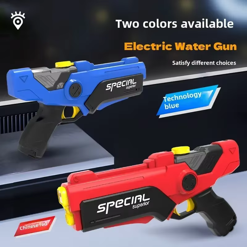 Pistola de agua eléctrica infantil para exteriores – Piscina y playa