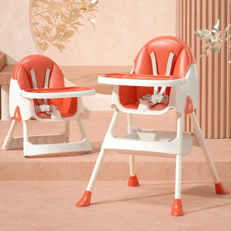 Asiento de bebé multifuncional, ajuste de altura desmontable, silla de comedor integrada para niños, silla de aprendizaje - imagen 2
