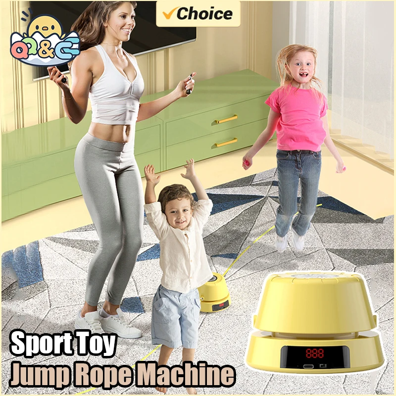 Máquina de saltar cuerdas eléctrica, contador Digital de cuerdas para saltar, Control remoto inteligente, máquina automática para saltar cuerdas, entrenamiento en casa - imagen 3