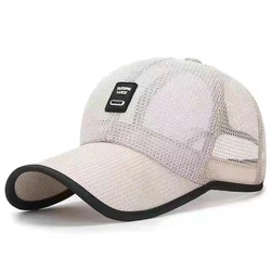 Gorra béisbol malla cierre trasero transpirable verano