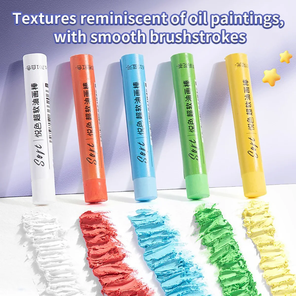 Kit de arte escolar para niños – Crayones supersuaves y pintura lavable - imagen 3