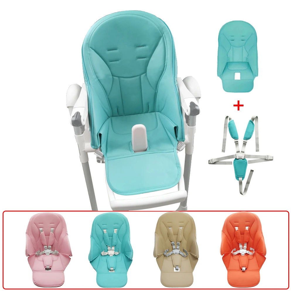 Cojín para silla alta de bebé para Prima Pappa Zero 3 Peg Perego Siesta Aag Baoneo cuero PU reemplazar accesorios para silla de alimentación de bebé