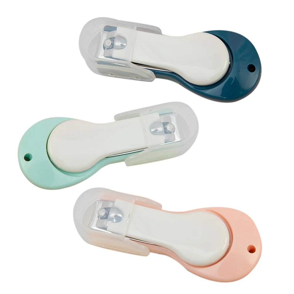 Cortauñas plegable para bebés, fácil de usar, seguro para bebés, niños pequeños, regalo para nuevos padres experimentados, 3 uds. - imagen 5