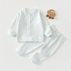 Conjunto térmico cárdigan y pantalón para bebé