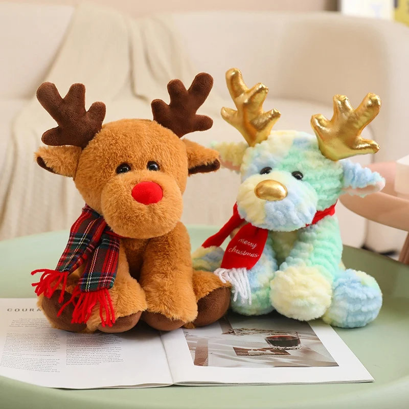 Bufanda infantil de felpa reno – Súper suave para Navidad - imagen 2