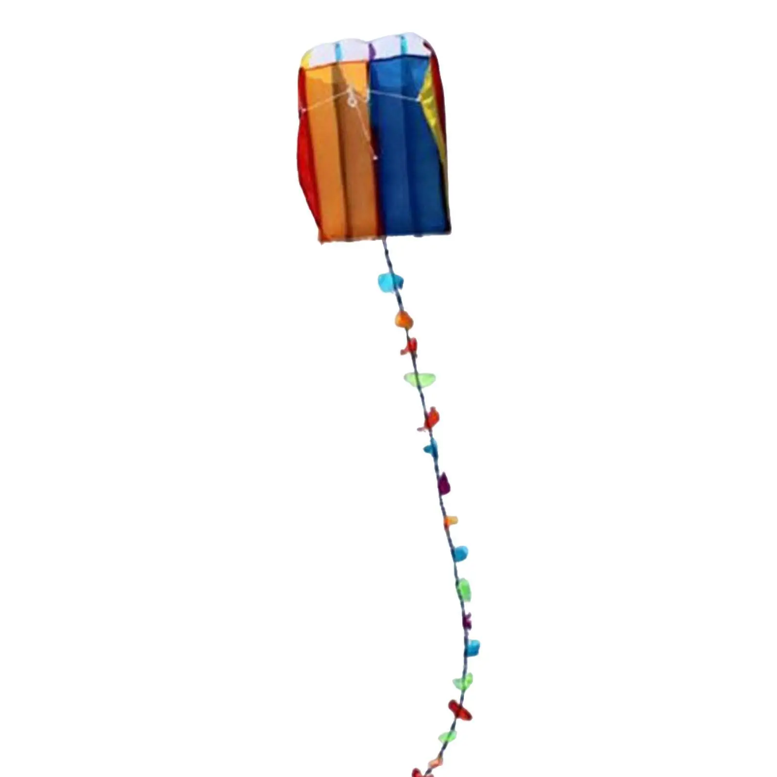 Small Rainbow Soft Kite Colorful Tear Resistant Easy to Fly Outdoor Toys for Beach Park Travel Backyard Boys Girls Beginner