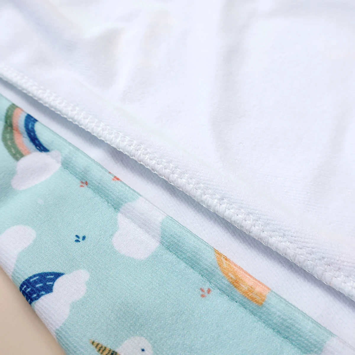 Elinfant Bata de baño bebé microfibra con gorro – Secado rápido - imagen 2