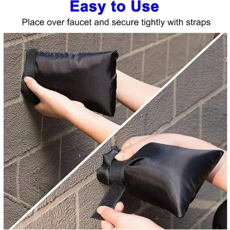 Cubierta aislante reutilizable para grifo de exterior de invierno: protector a prueba de congelación para grifos y mangueras de jardín - imagen 3