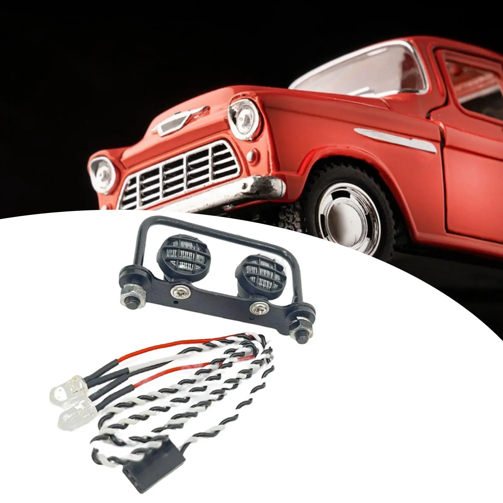 RC Roof Lights Replacement Easy to Install Part Decoration Roof Lamp for D42 MN82 99S 1/12 RC Model Car Modification Vehicle