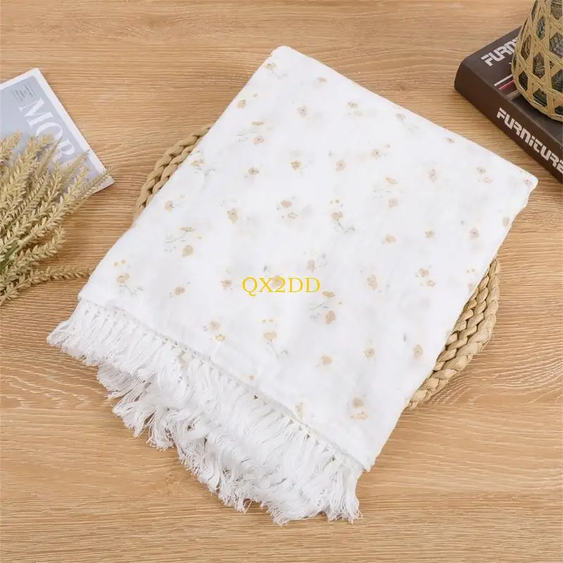 QX2D Hermosa manta para bebés Suaves Manta Recién nacida para niños o niñas para Cot Car - imagen 3