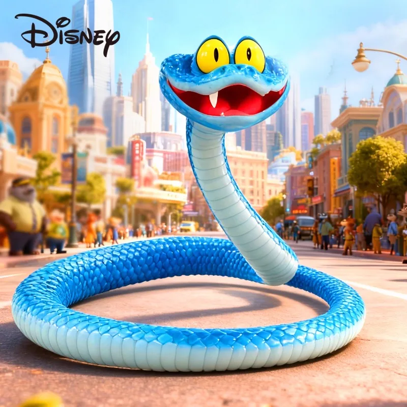 Juguete de descompresión Disney Zootopia 2 Snake Gary para hombres y mujeres, adorno de coche de dibujos animados de Anime, adornos totalmente articulados de moda, regalo - imagen 2