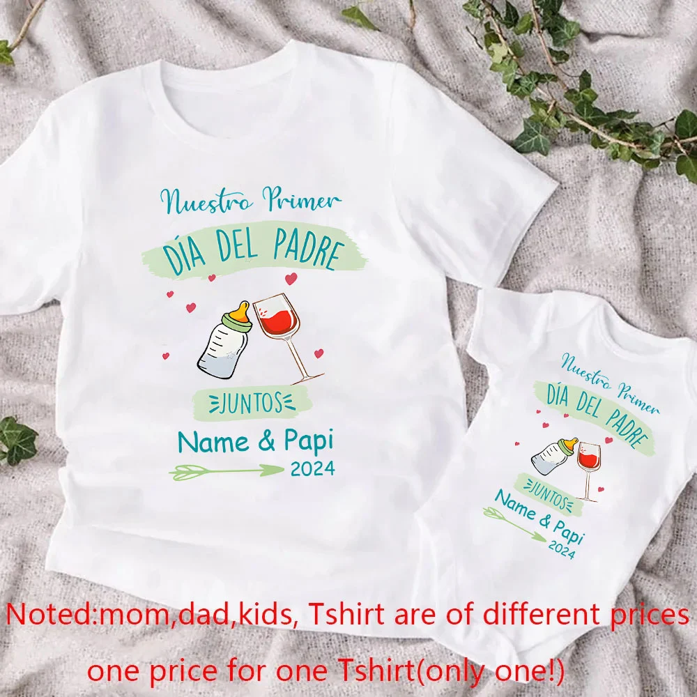 Conjunto a juego personalizado Día del Padre – Camiseta papá y bebé - imagen 3