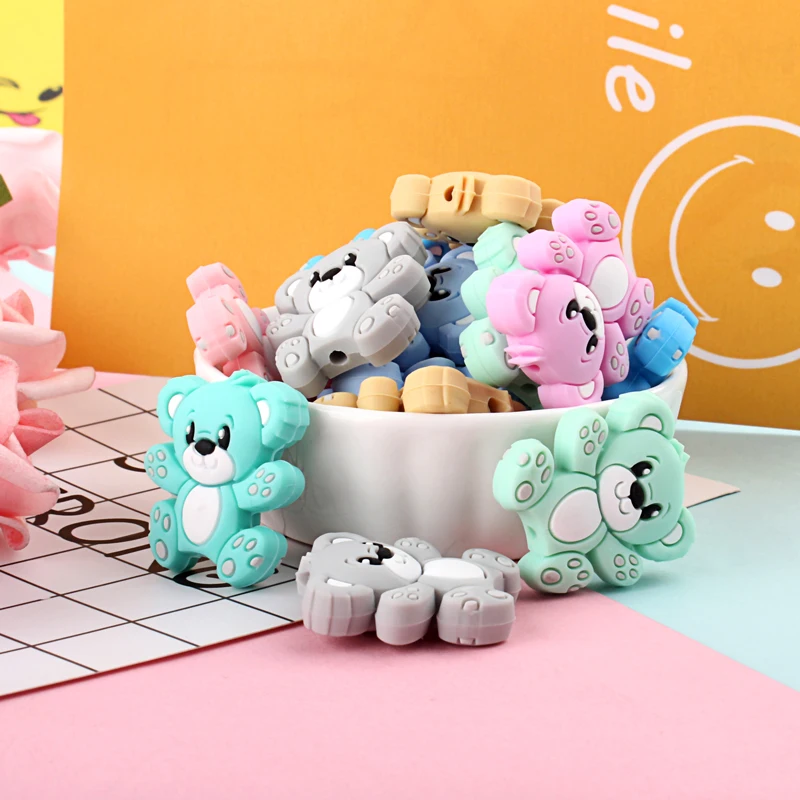 Cuentas silicona - Dibujos animados