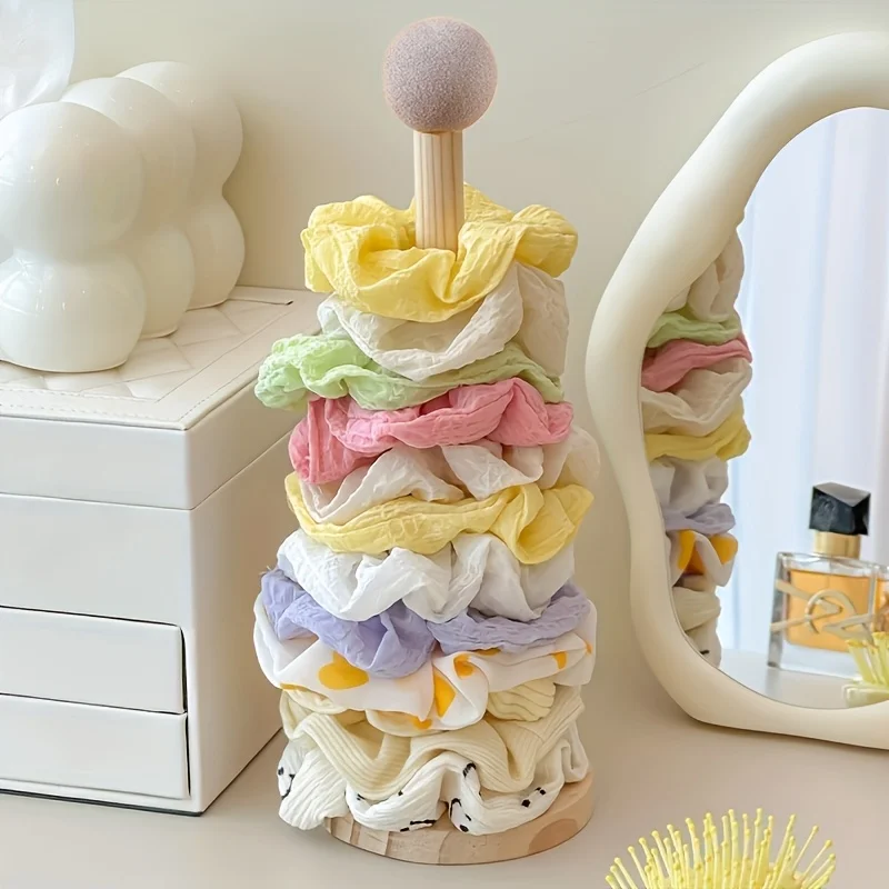 Organizador de pelo infantil multicapa de madera para gomas y clips - imagen 3