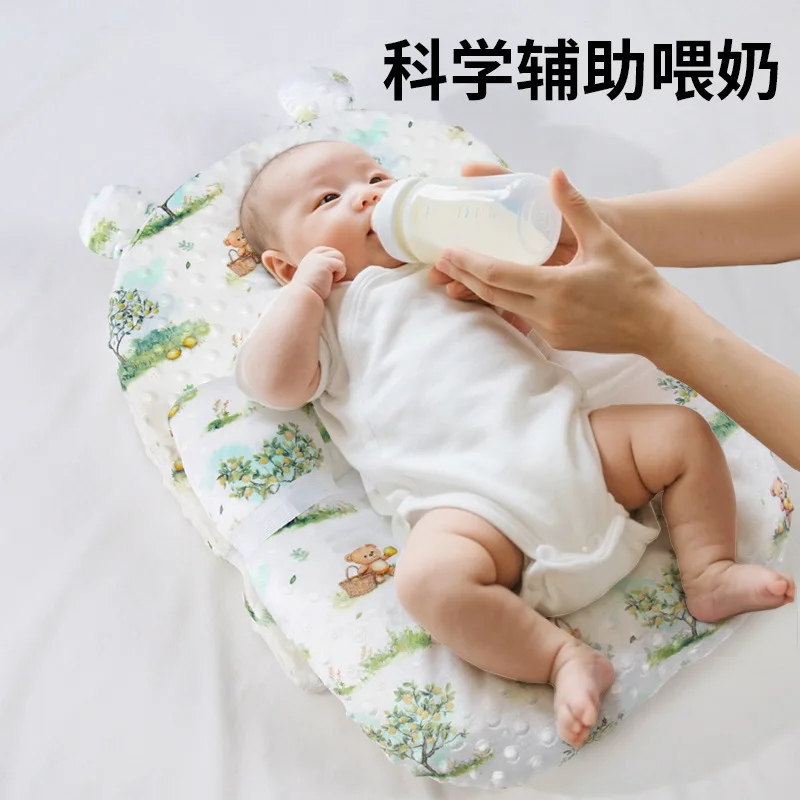 Almohada antirrollos transpirable para bebé recién nacido - imagen 5