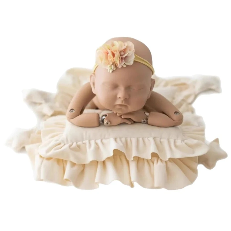 Accesorio de fotografía para recién nacidos, tapete de juego suave y seguro para bebés con diseños encantadores - imagen 3