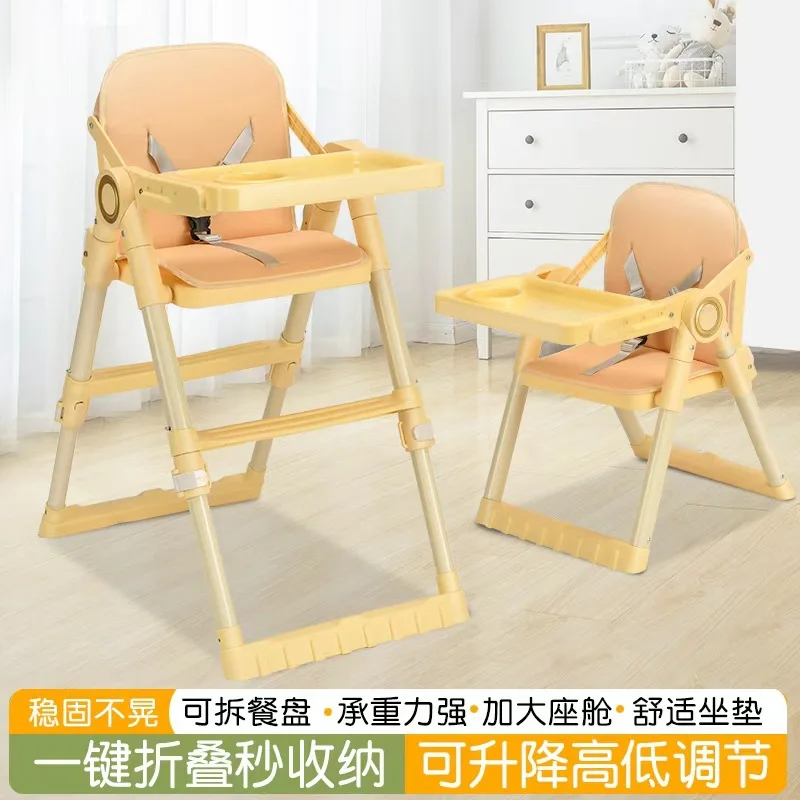 Trona plegable multifunción – Silla de comer portátil para bebés - imagen 2