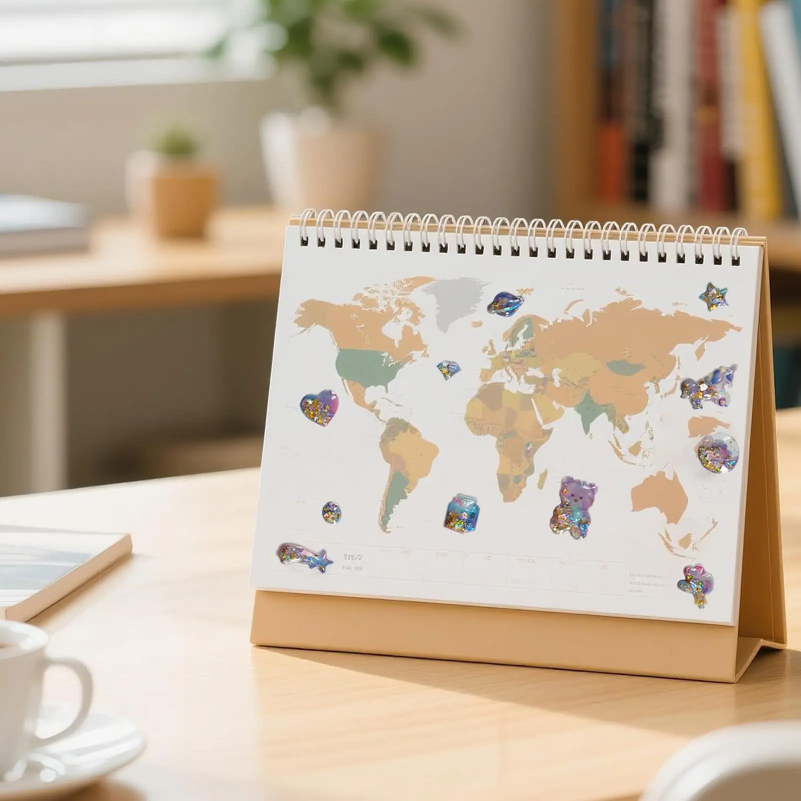 Pegatinas divertidas, calcomanías adhesivas de dibujos animados con lentejuelas y adhesivo brillante, pegatinas pequeñas y bonitas para álbumes de recortes, portátiles, funda de teléfono - imagen 2