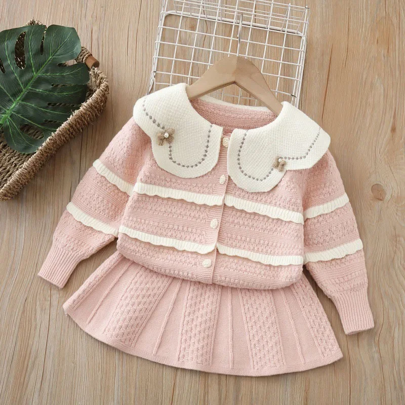 MILANCEL Conjunto otoño 2-6 años: suéter de color bloque y pantalón - imagen 4