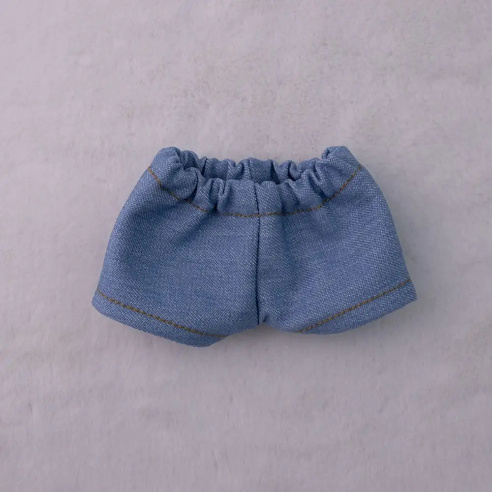 Pantalones de muñeca de 15cm para muñecas Kawaii Labubu Idol, ropa bonita de 17cm, pantalones vaqueros Labubu, ropa de muñeca de peluche, accesorios de atuendo - imagen 2
