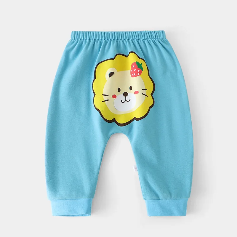 Pantalones para bebé recién nacido, pantalones bombachos de ocio para primavera y otoño, pantalones grandes de PP para bebés de 1 año, pantalones de algodón para bebé - imagen 4