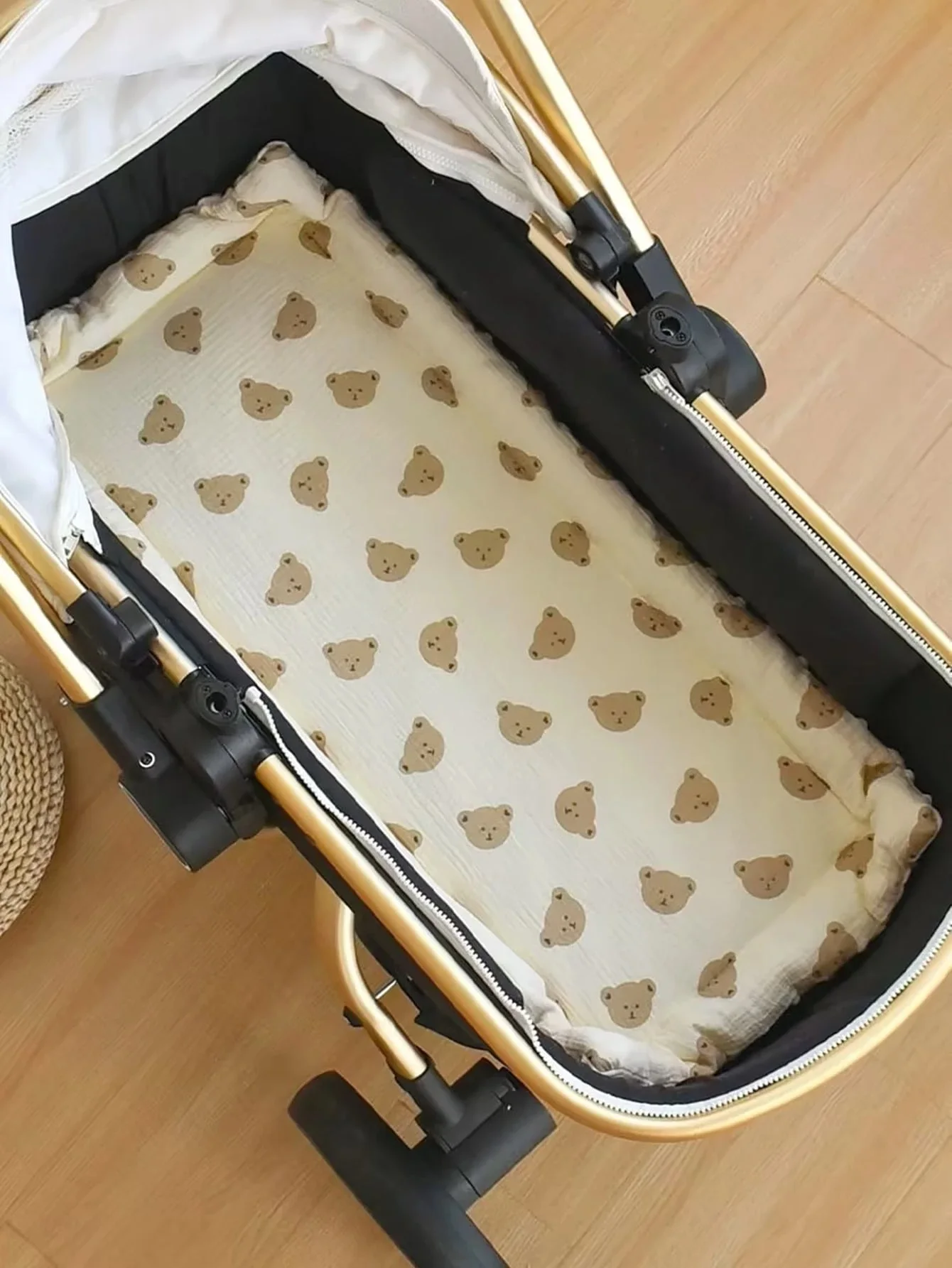 Cojín acolchado para cochecito bebé – Suave, cálido y antideslizante