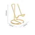 Gold  phone holder