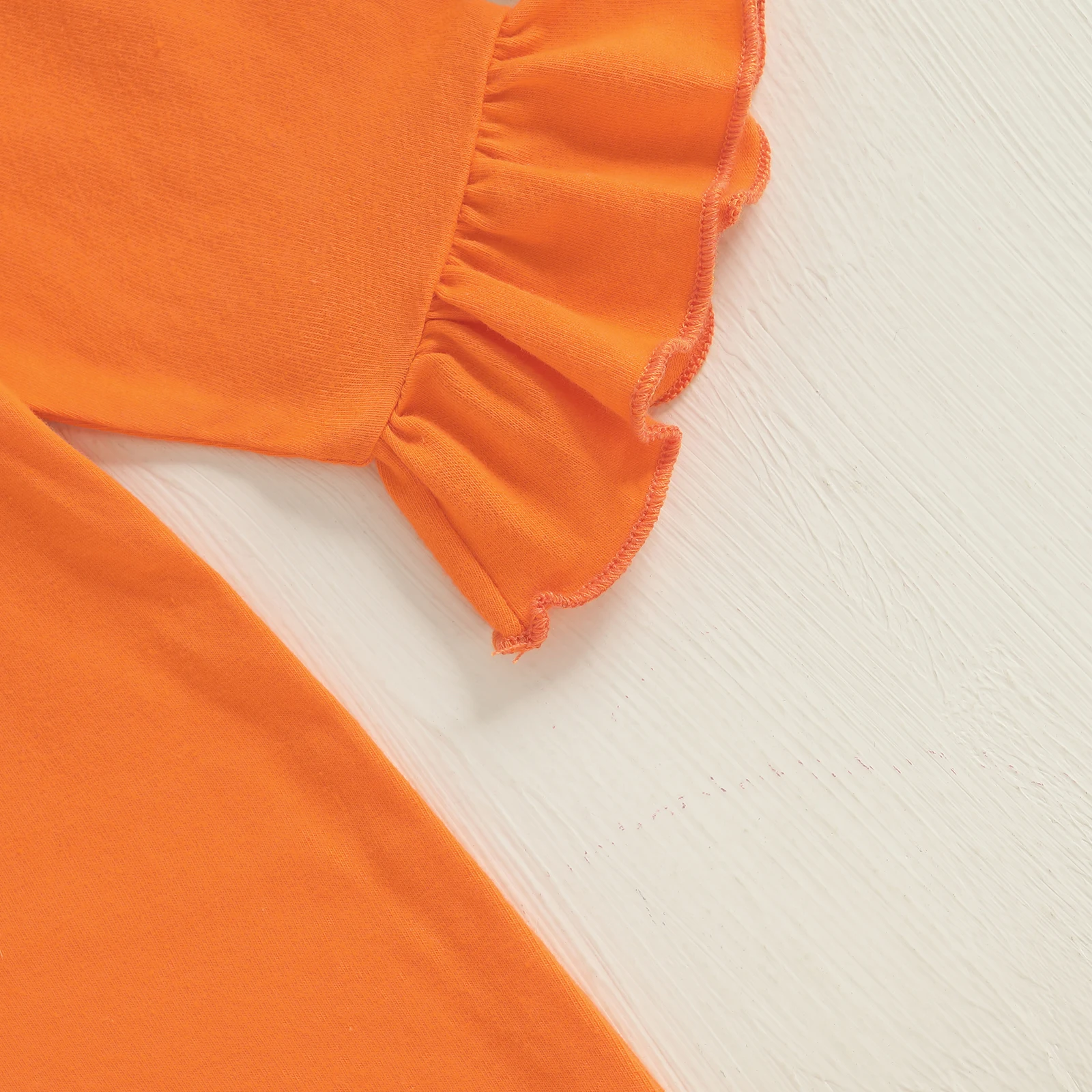 SUNSIOM Mono de Halloween para niñas de 0 a 18 meses, peleles largos de manga larga con cuello redondo y Bordado de letras - imagen 5