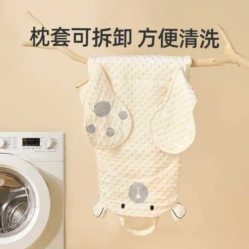 Cuna de bebé antisaliva, pendiente uterina calmante, cama de dormir biomimética para recién nacidos, cuna de bebé móvil antisaltamiento - imagen 5