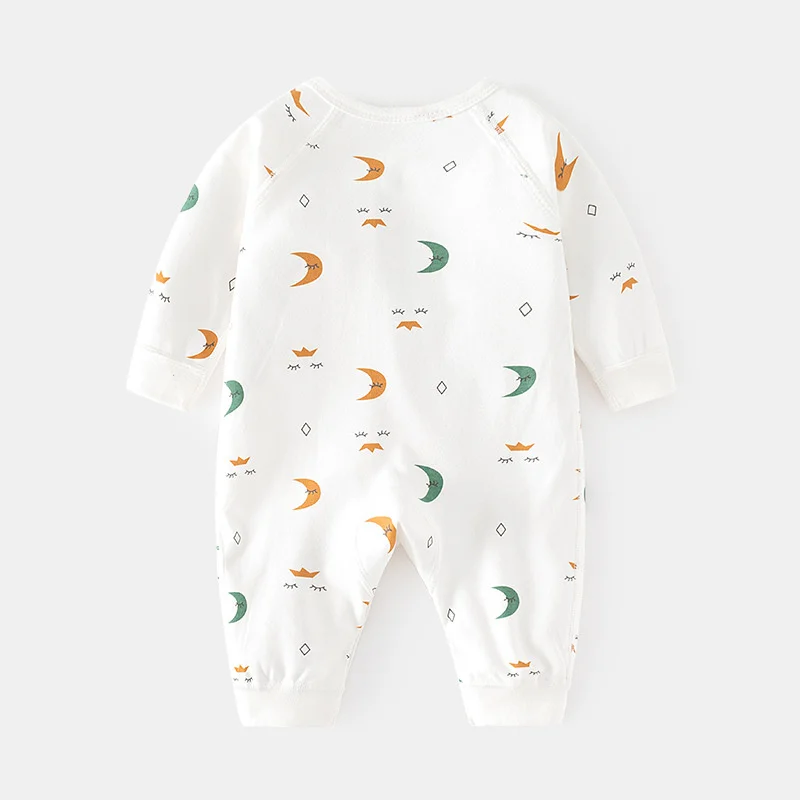 Pelele para bebé recién nacido de 0 a 6M, mono infantil con estampado de algodón, ropa informal para recién nacido, ropa para niña y niño, ropa de primavera y otoño nueva - imagen 5