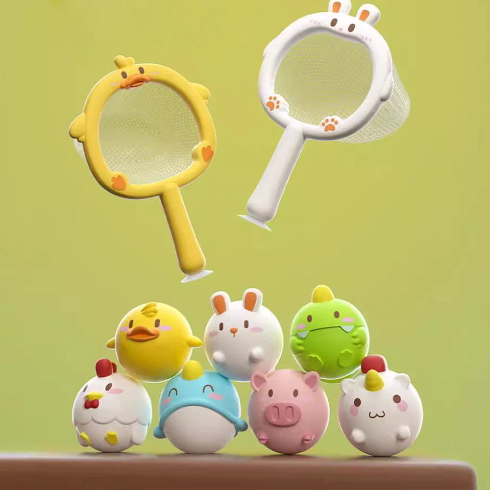 Flotador de baño con animales LED para bebé – Juguete suave e inductivo - imagen 4