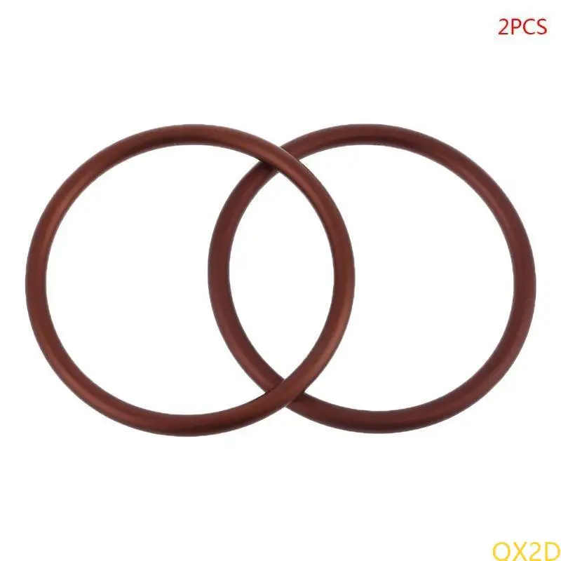 Paquete QX2D 2 anillos aluminio cuerda para bebés Anillos aluminio suaves para accesorios anillo portador - imagen 5