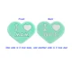 10pcs mint green