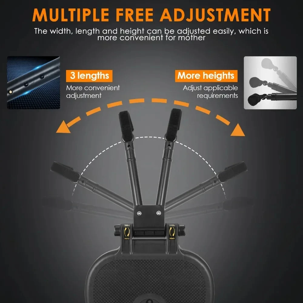 Adaptador de Pedal para cochecito de bebé, accesorios para cochecito, remolque auxiliar para niños, Scooter gemelo, placa de pie para chico con asiento - imagen 5