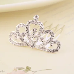 Tiara princesa con diamantes imitación para bebé