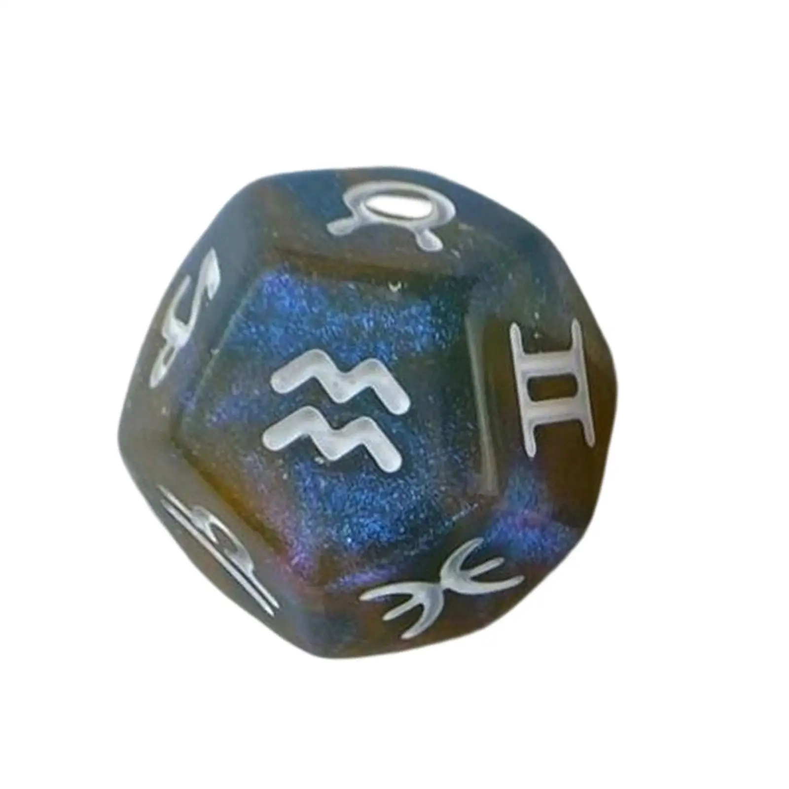 3x Astrological Dice Polyhedral Dice Set Cards Dice Set Party Supplies D12 Dices