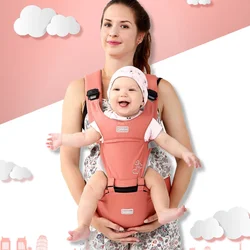 Portabebé ergonómico multifuncional con taburete de cintura para bebé y niño