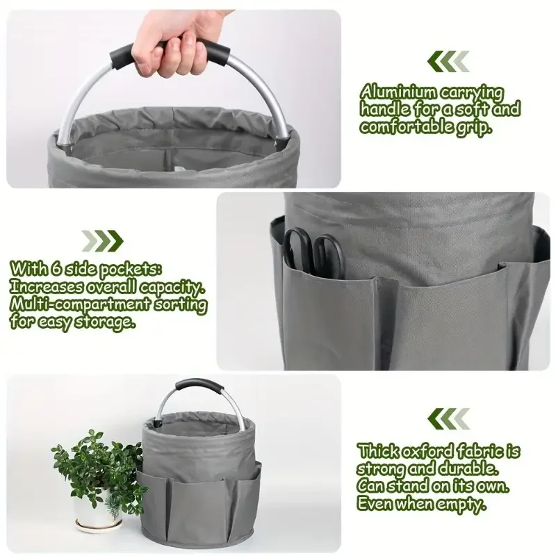 Cesta organizadora infantil pliable – Bolsa multiusos con asa - imagen 5