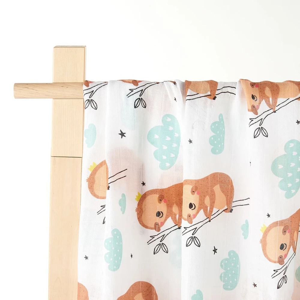Kangobaby Manta Muselina Algodón y Bambú Bebé – Suave Funda Lactancia